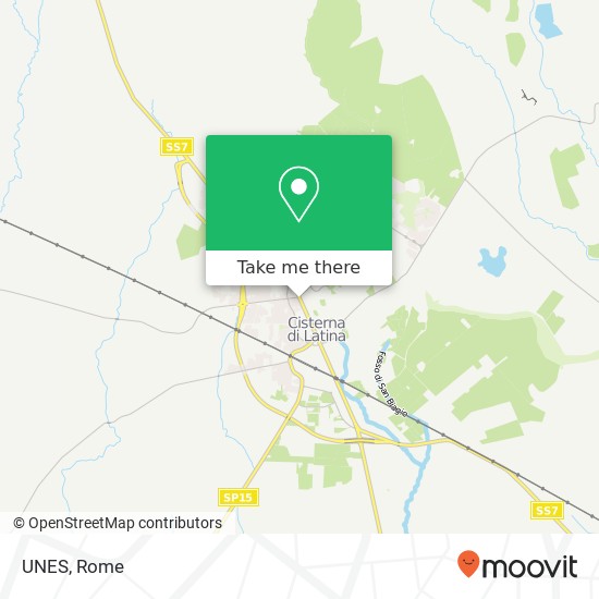 UNES map