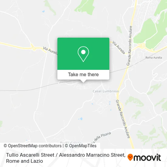 Tullio Ascarelli Street / Alessandro Marracino Street map