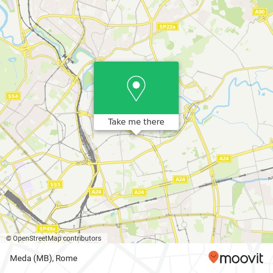 Meda (MB) map