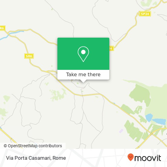 Via Porta Casamari map
