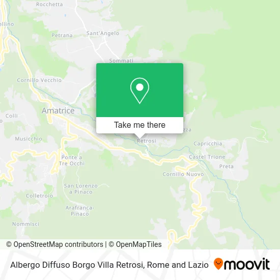 Villa Retrosi Scattered Hotel map