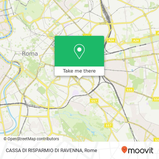 CASSA DI RISPARMIO DI RAVENNA map