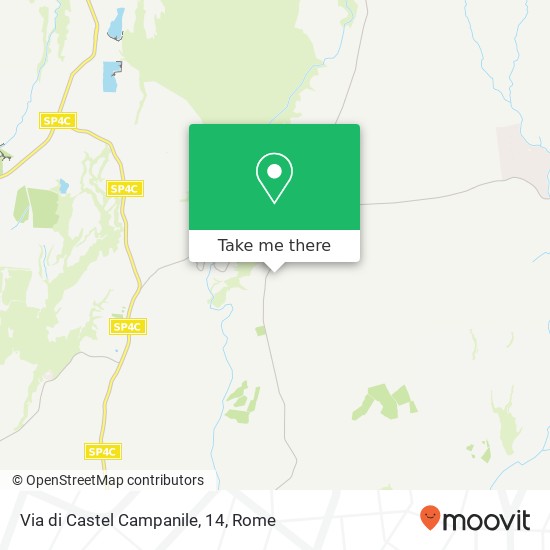 Via di Castel Campanile, 14 map