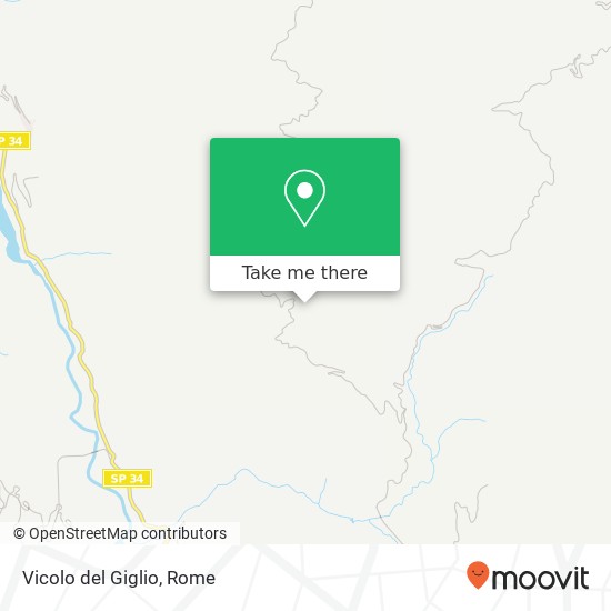 Vicolo del Giglio map