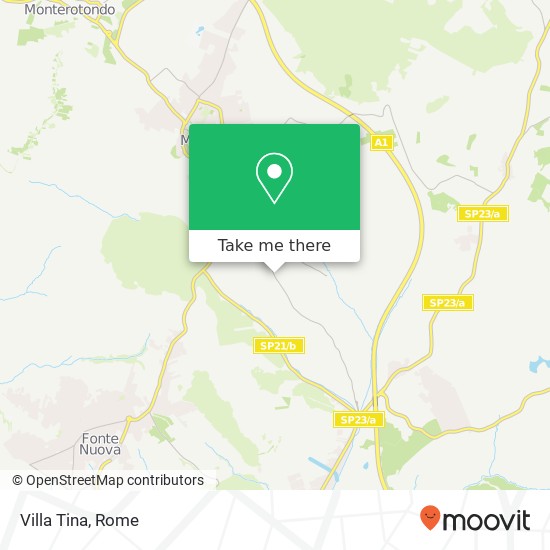 Villa Tina map