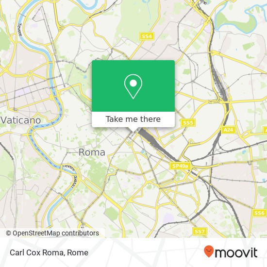 Carl Cox Roma map