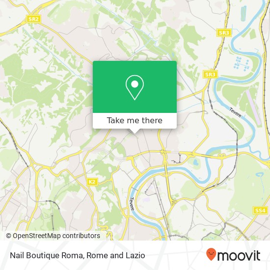 Nail Boutique Roma map