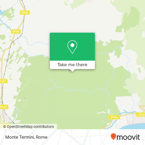 Monte Termini map