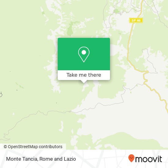 Monte Tancia map