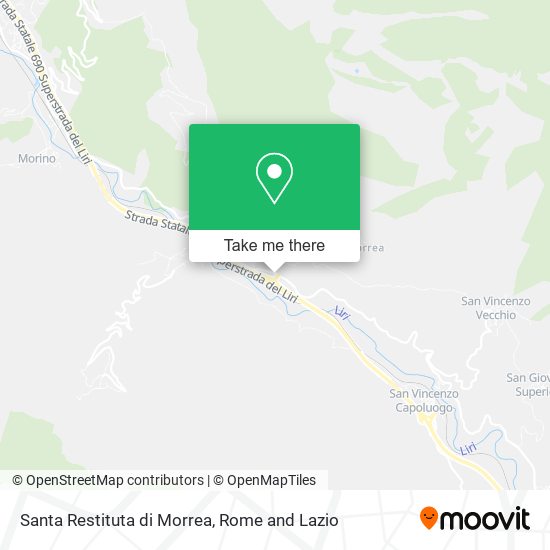 Santa Restituta di Morrea map