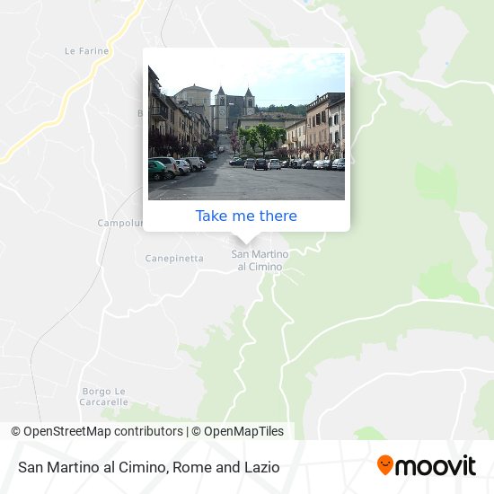 San Martino al Cimino map