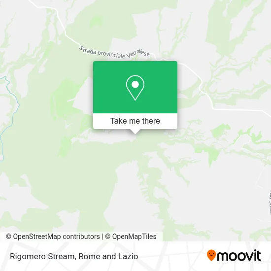 Rigomero Stream map