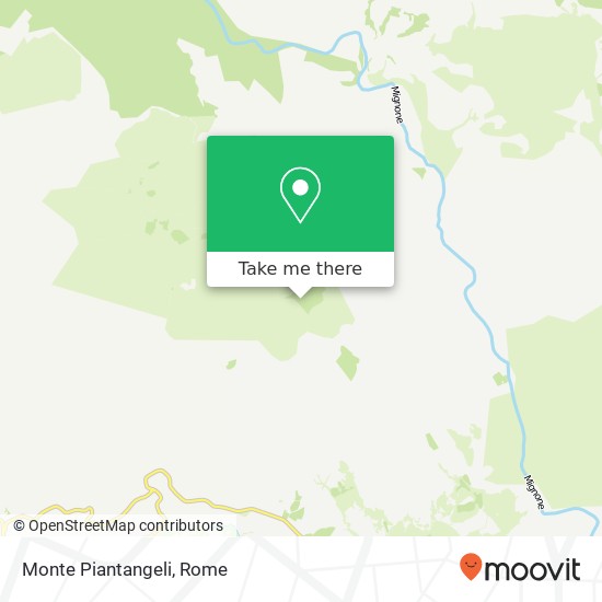 Monte Piantangeli map