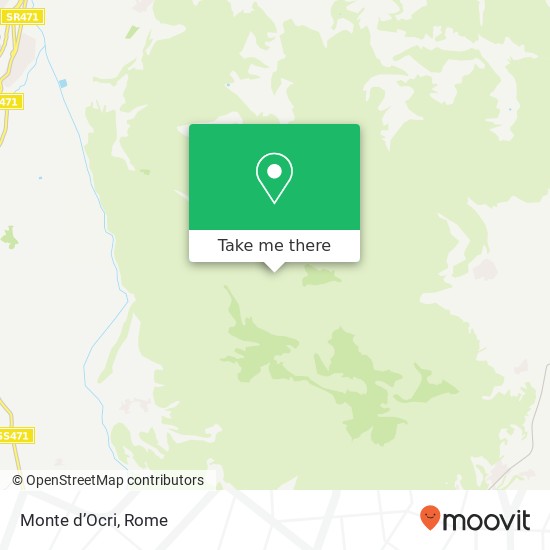 Monte d’Ocri map