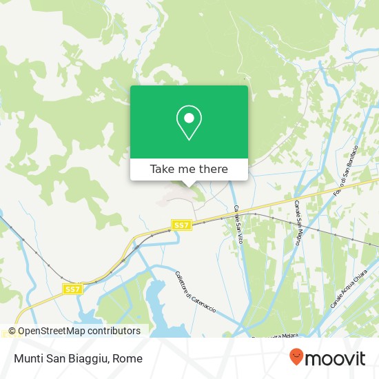 Munti San Biaggiu map