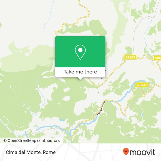 Cima del Monte map