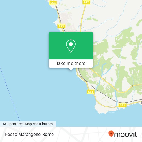 Fosso Marangone map