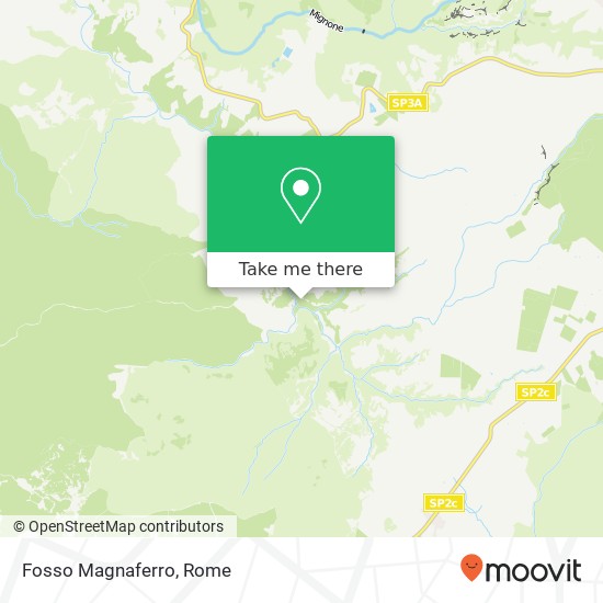 Fosso Magnaferro map