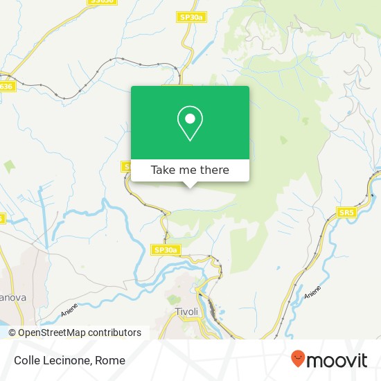 Colle Lecinone map