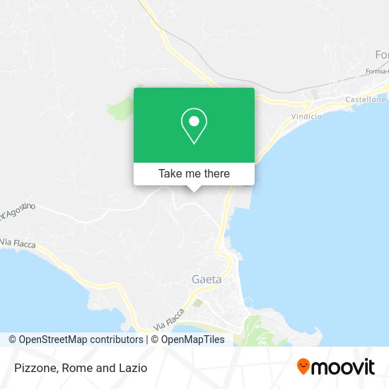 Pizzone map