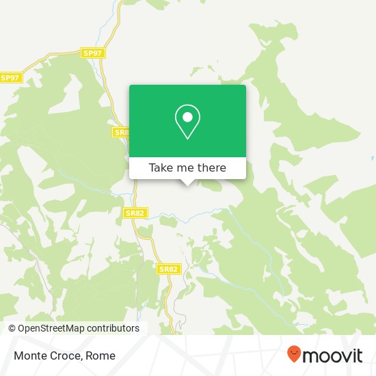 Monte Croce map