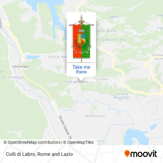 Colli di Labro map