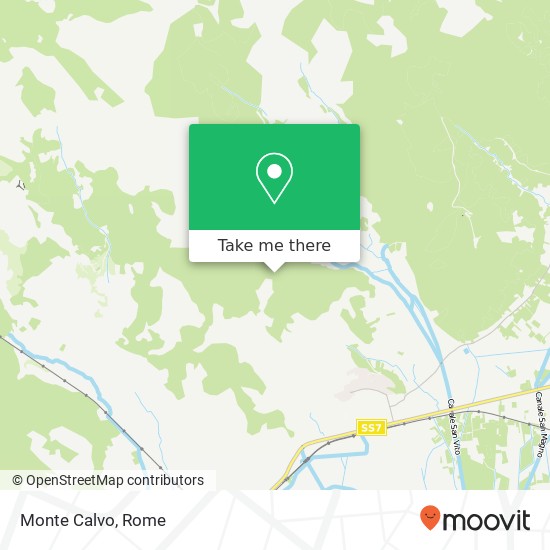 Monte Calvo map