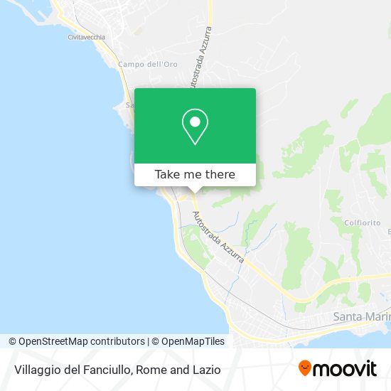 Villaggio del Fanciullo map
