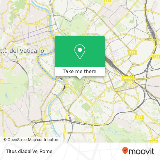 Titus diadalíve map