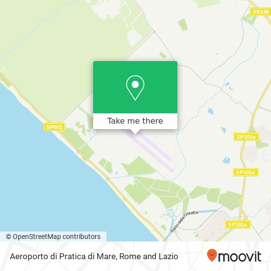 Aeroporto di Pratica di Mare map