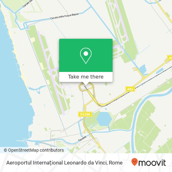 Aeroportul Internațional Leonardo da Vinci map