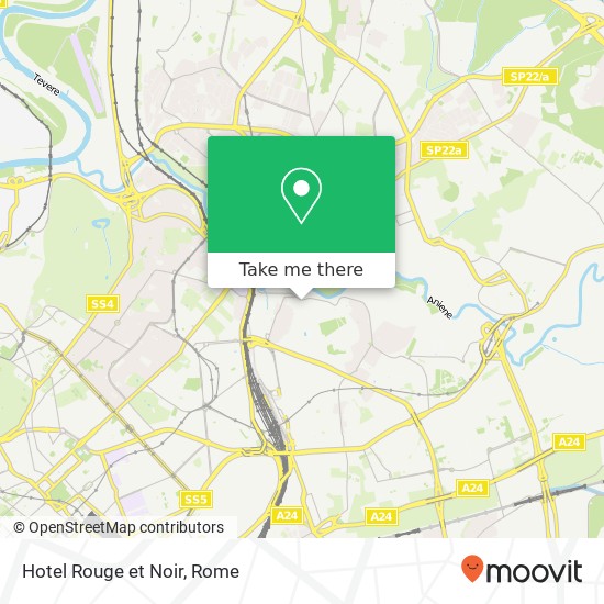 Hotel Rouge et Noir map