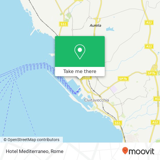 Hotel Mediterraneo map