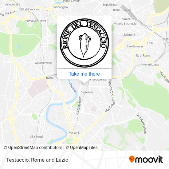 Testaccio map