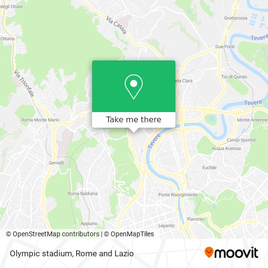 Olympic stadium map
