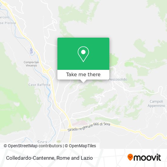 Colledardo-Cantenne map