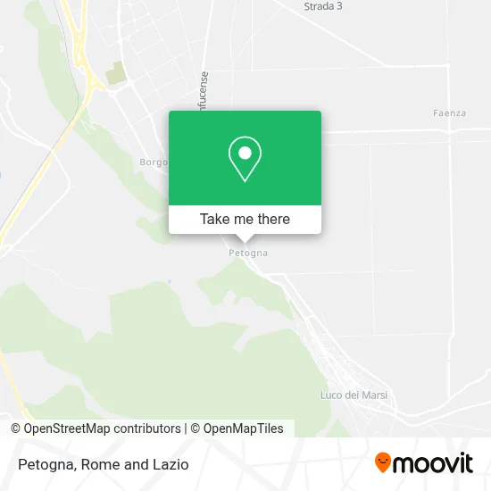 Petogna map