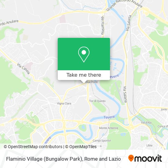Flaminio Village (Bungalow Park) map