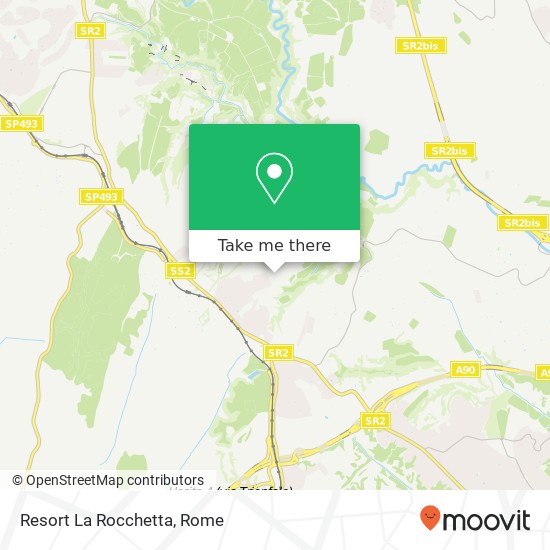 Resort La Rocchetta map