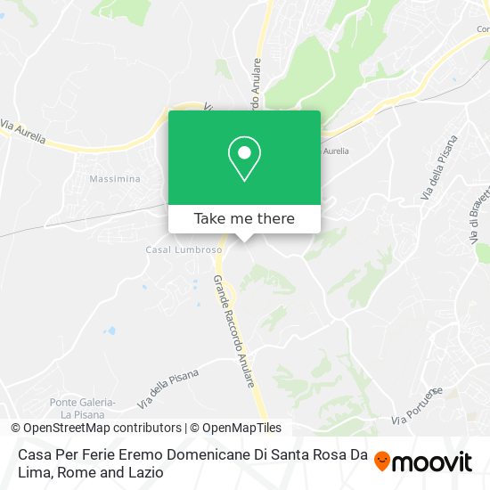 Casa Per Ferie Eremo Domenicane Di Santa Rosa Da Lima map