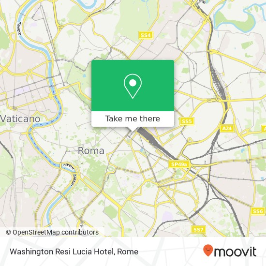 Washington Resi Lucia Hotel map