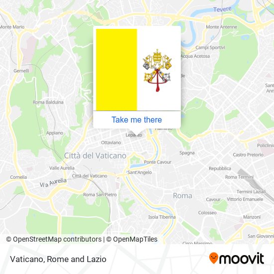 Vaticano map