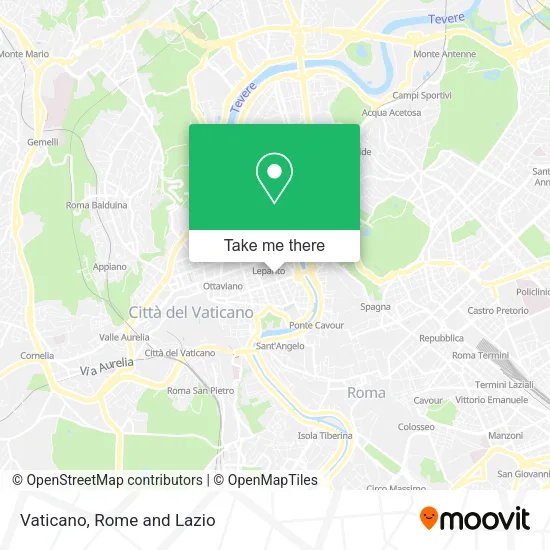 Vaticano map