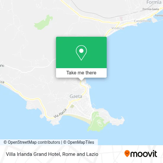 Villa Irlanda Grand Hotel map