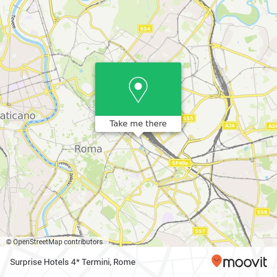 Surprise Hotels 4* Termini map