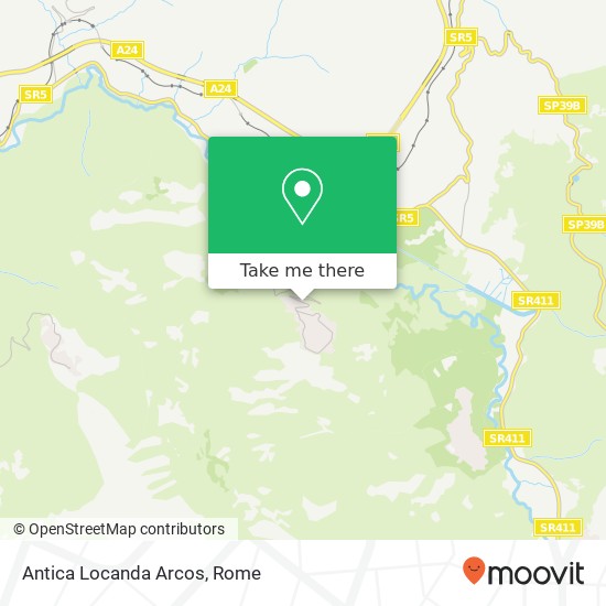 Antica Locanda Arcos map