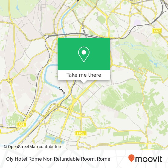 Oly Hotel Rome Non Refundable Room map