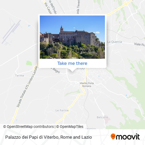 Palazzo dei Papi di Viterbo map