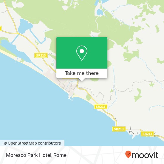 Moresco Park Hotel map