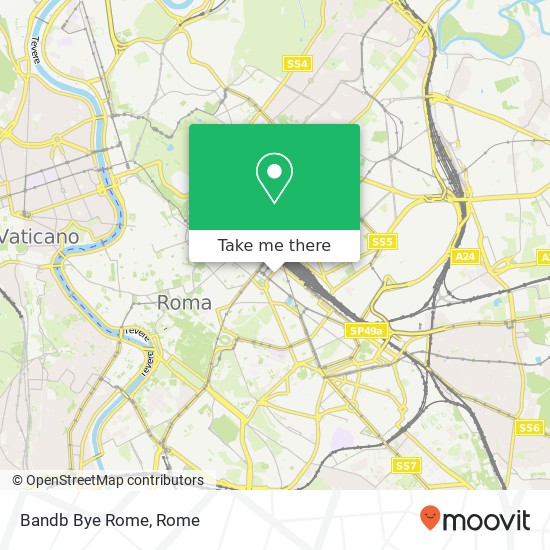 Bandb Bye Rome map